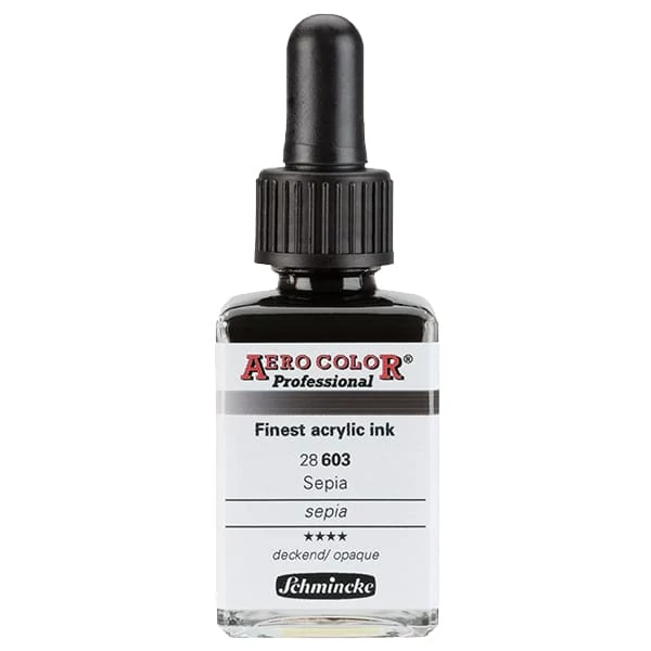 Schmincke AERO COLOR Professional vopsea aerograf , 28 ml - 603, sepia