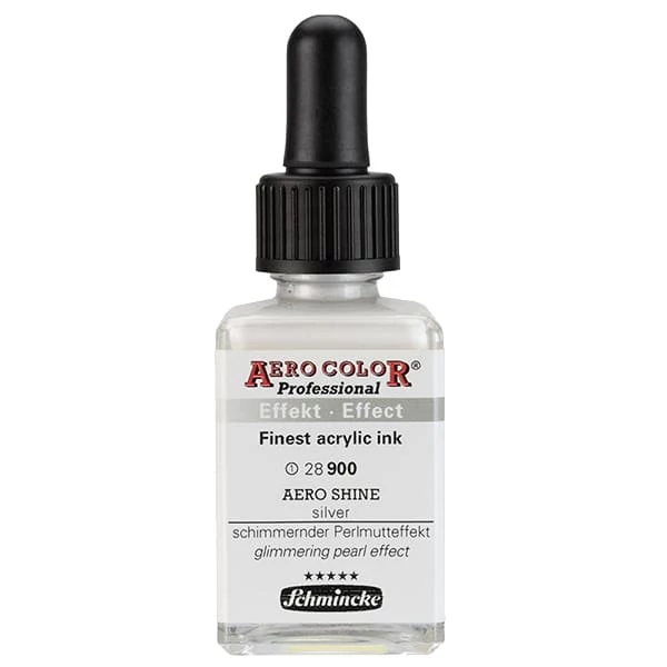 Schmincke AERO COLOR Professional vopsea aerograf , 28 ml - 900, AERO SHINE silver