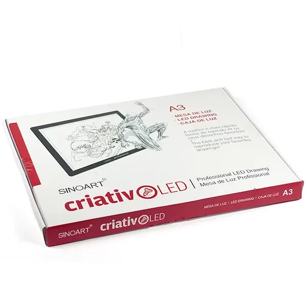 Tablă de desen cu iluminare LED (light pad), A3