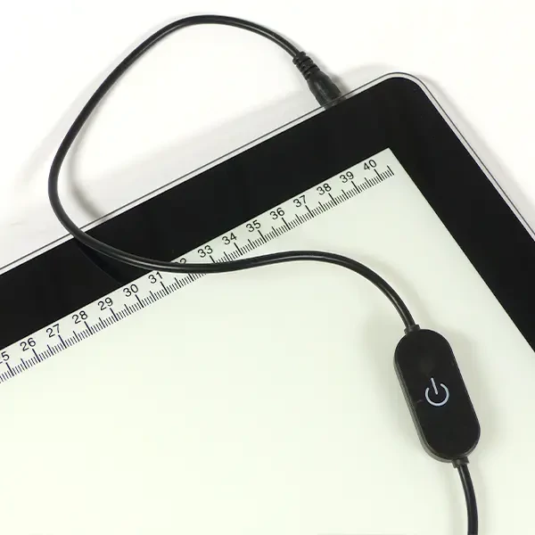 Tablă de desen cu iluminare LED (light pad), A3
