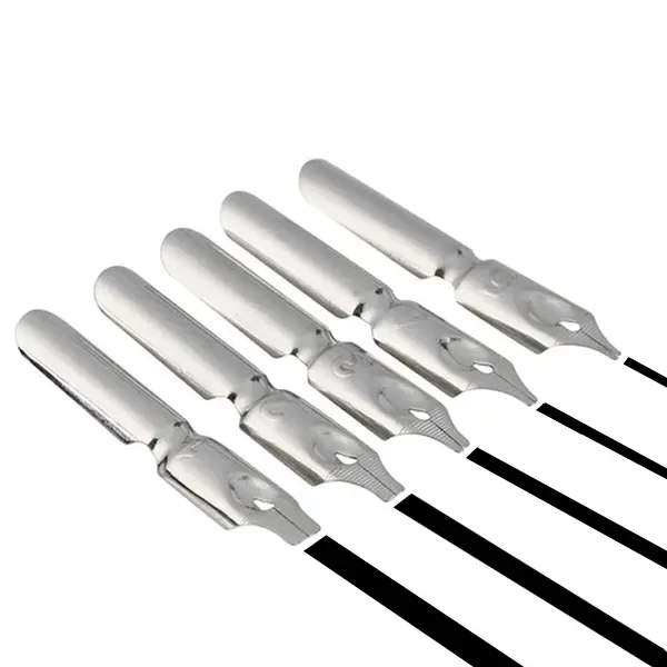 Set caligrafie, 6 piese - vârf tăiat