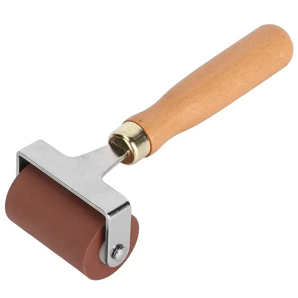 Rolă pentru cerneală de linoleum - 5 cm, cauciuc moale