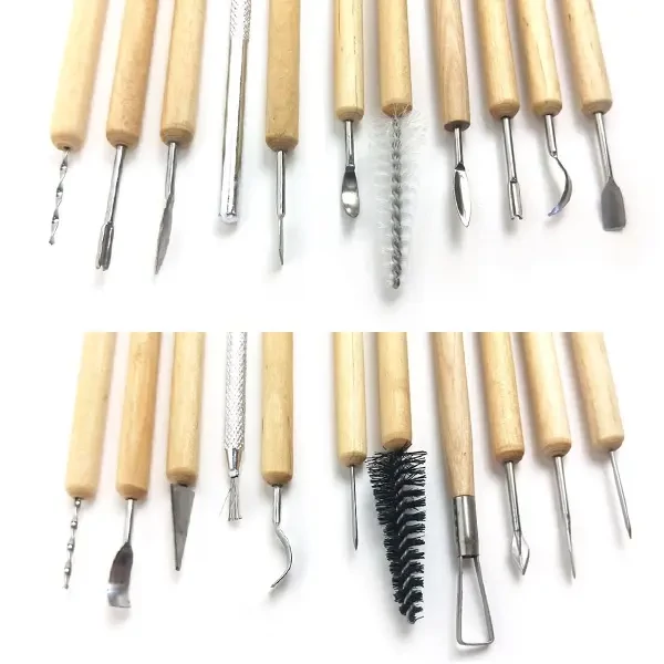 Set de matrițe pentru modelarea argilei – 11 buc