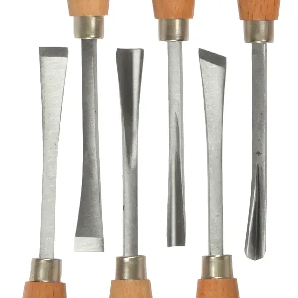 Set de cuțite pentru sculptat în lemn și linogravură, 6 buc