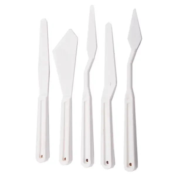 Set de cuțite pentru pictură, plastic - set de 5