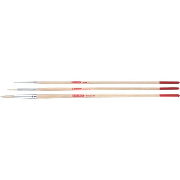 Set de pensule Talens Art Creation Bristle - rotund, cu peri, 3 buc (2-6-10)
