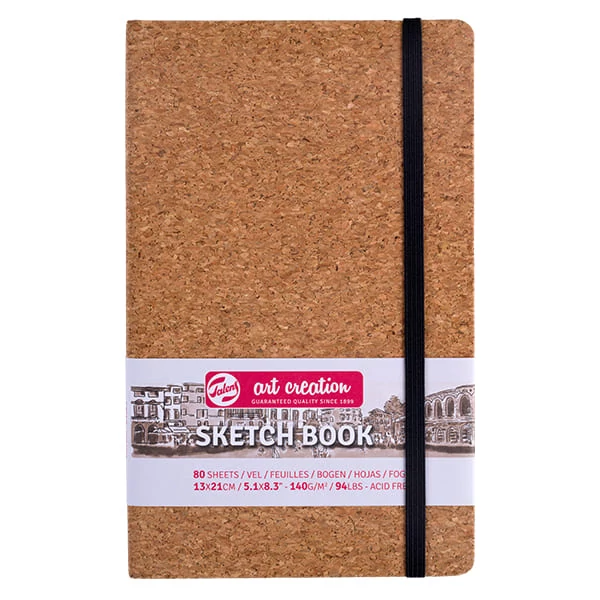 Caiet de desen și schițe Talens Art Creation Sketch Book,  140 g, 80 coli - 13x21 cm, plută