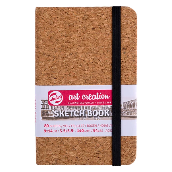 Caiet de desen și schițe Talens Art Creation Sketch Book,  140 g, 80 coli - 9x14 cm, plută