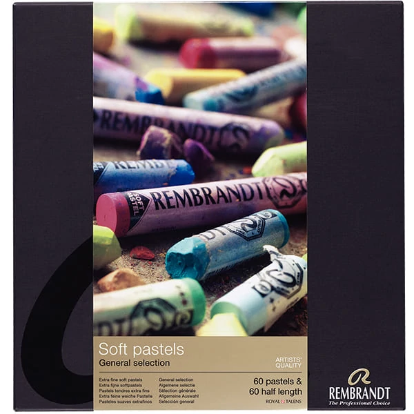Set crete pastel uscat Rembrandt - 60 buc + 60 buc x 1/2