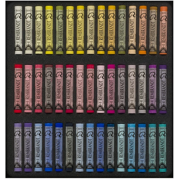 Set crete pastel uscat Rembrandt- 90 db, tájkép