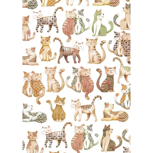 Hârtie de decoupage Tassotti - pisici