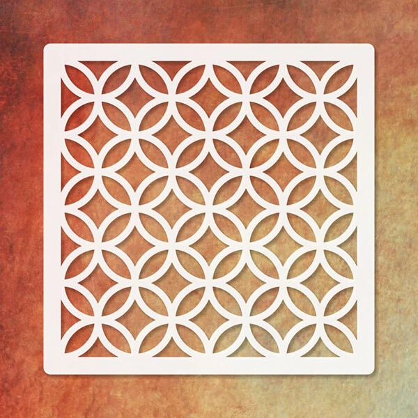 Șablon 3D texturat, 9,5x9,5 cm - 015