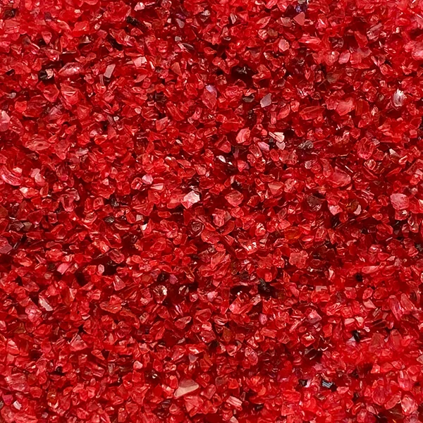 Granule de sticlă Jesmonite GlassRoxx, 150 g - traffic red