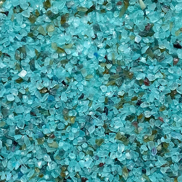 Granule de sticlă Jesmonite GlassRoxx, 150 g - turquoise