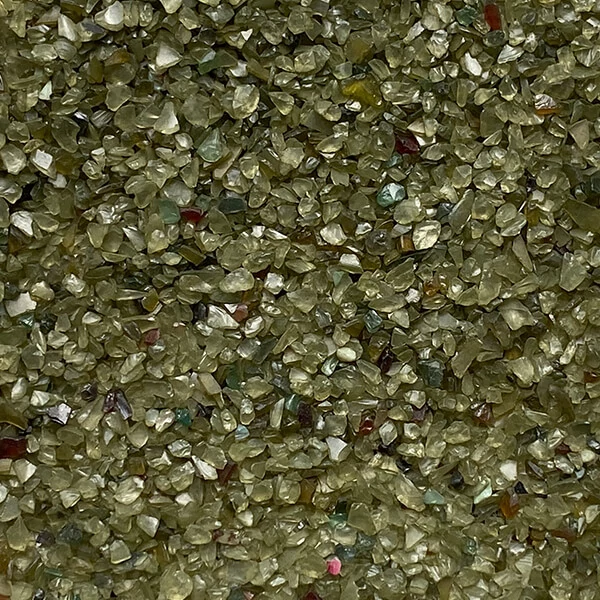 Granule de sticlă Jesmonite GlassRoxx, 150 g - olive green