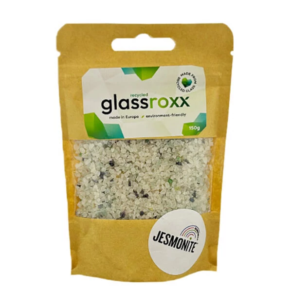 Granule de sticlă Jesmonite GlassRoxx, 150 g -cream white