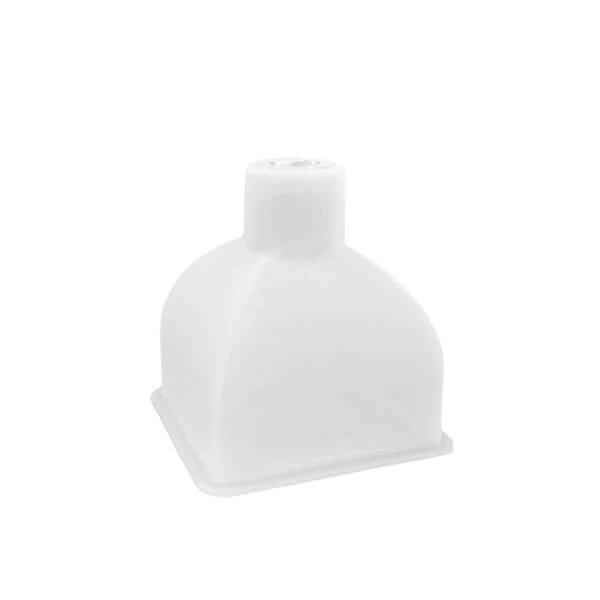 Matriță   Jesmonite din silicon pentru  răsină acrilică și sintetică - vaza patrata, sticla, 7,7x7,9 cm