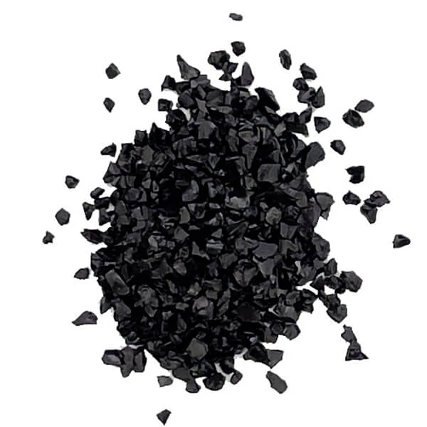 Granule de sticlă Jesmonite Glitter Chips, 30 g - negru