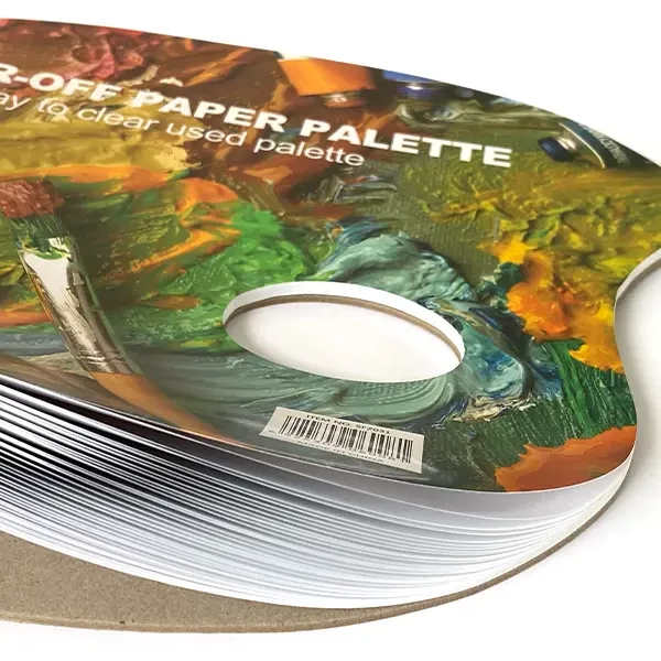 Bloc de hârtie pentru pictură, oval, 40 de coli - 25x30 cm