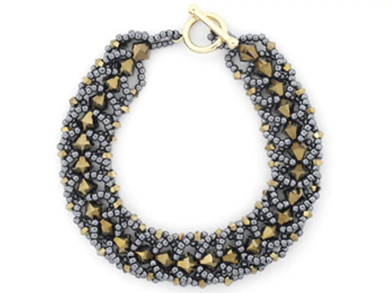Dorado spirálos Swarovski karkötő