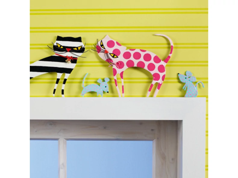 Decorațiuni pentru tocuri de ușă realizate din plastilină Fimo