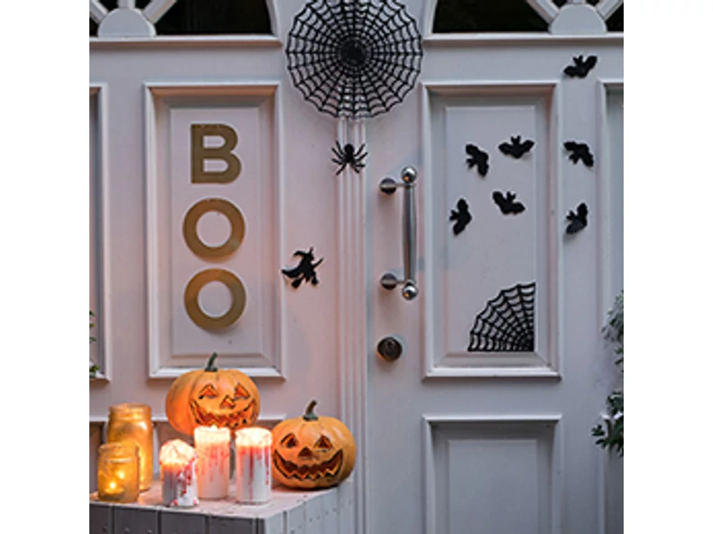 Decorațiuni de Halloween realizate din plastilină FIMO cu efect de piele