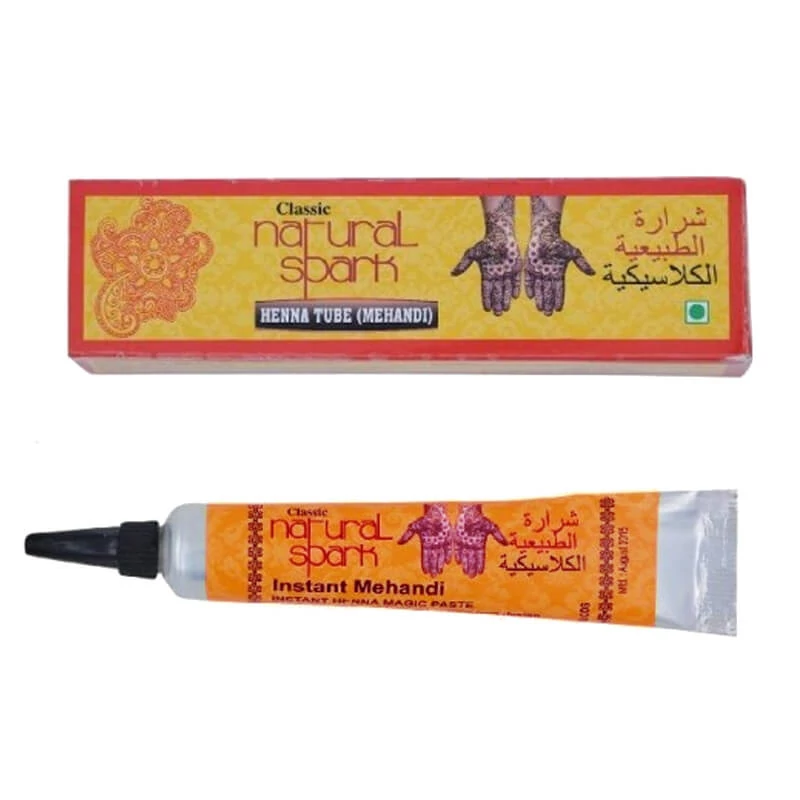 Pastă de henna, 25 g - naturală, tub