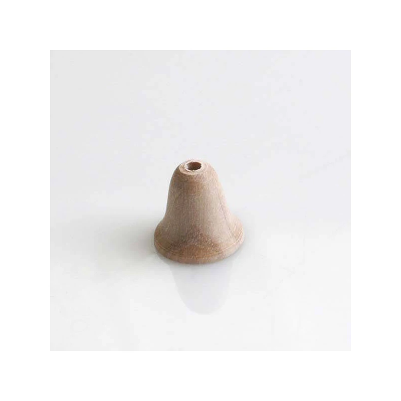 Mărgele din lemn în formă conică - 14x14 mm