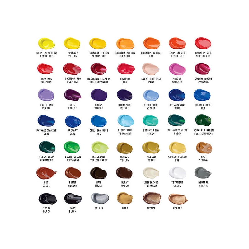 Liquitex Basics set vopsea acrilică  - 48x22 ml