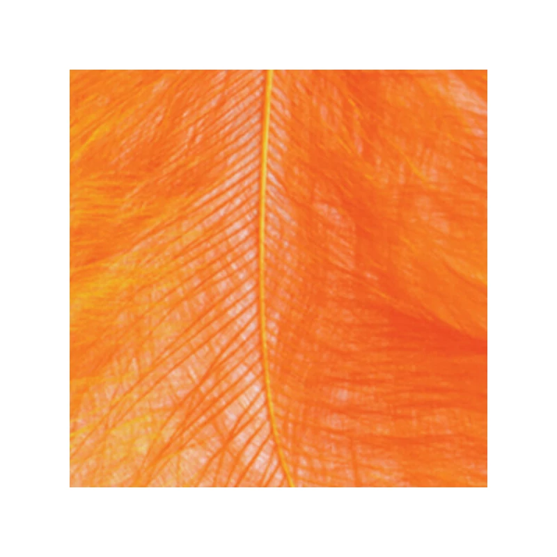 Pene marabu  - portocaliu, 8-10 cm, 22 buc/pachet
