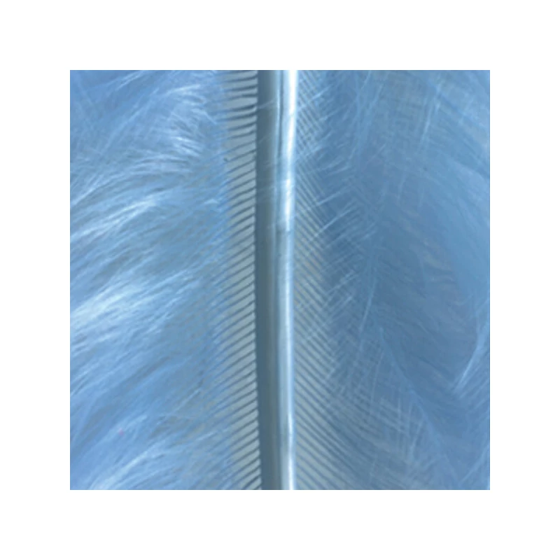 Pene marabu  - albastru deschis, 8-10 cm, 22 buc/pachet