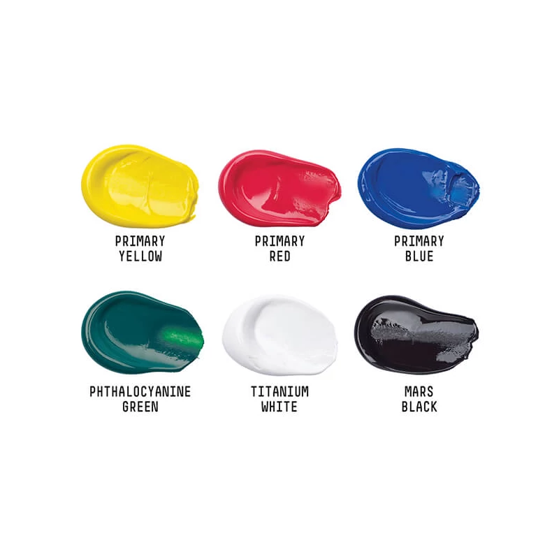 Liquitex Basics set vopsea acrilică - 6x22 ml