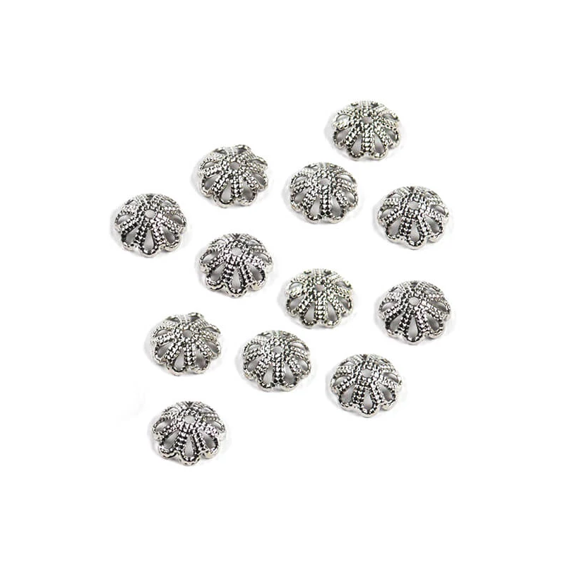 Capac de perlă  - platina, 6 mm
