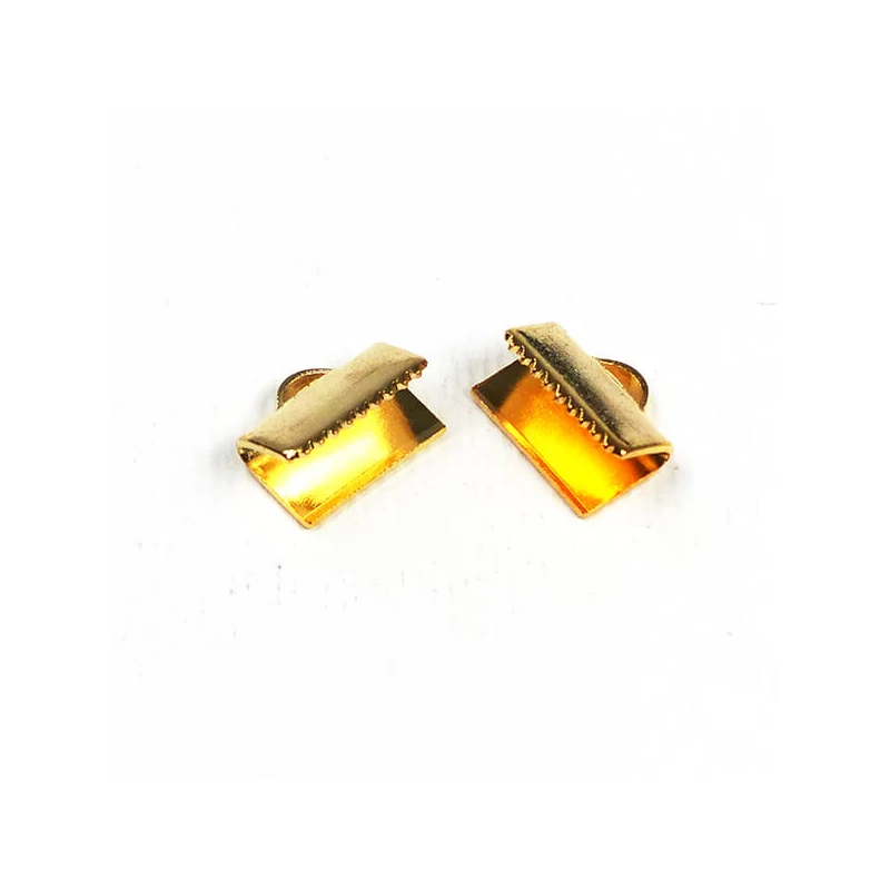 Capacul cu bandă - auriu, 10 mm