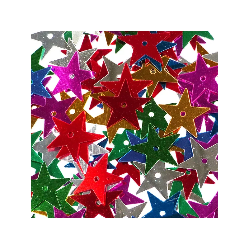 Paiete, de cusut 2 g - stea, multicolor