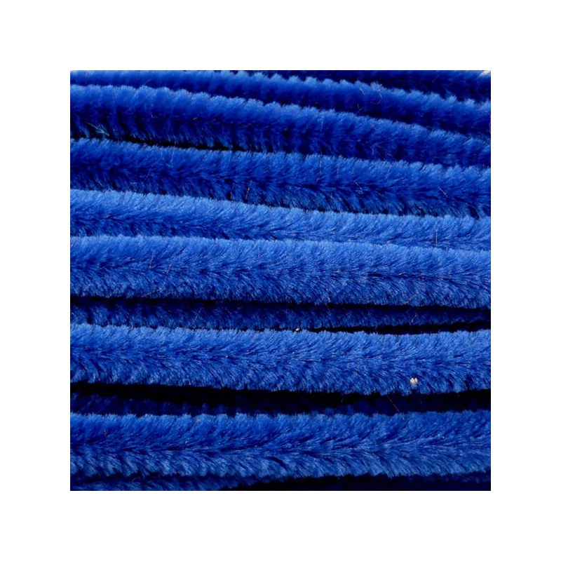Chenille, 50 cm - albastru închis