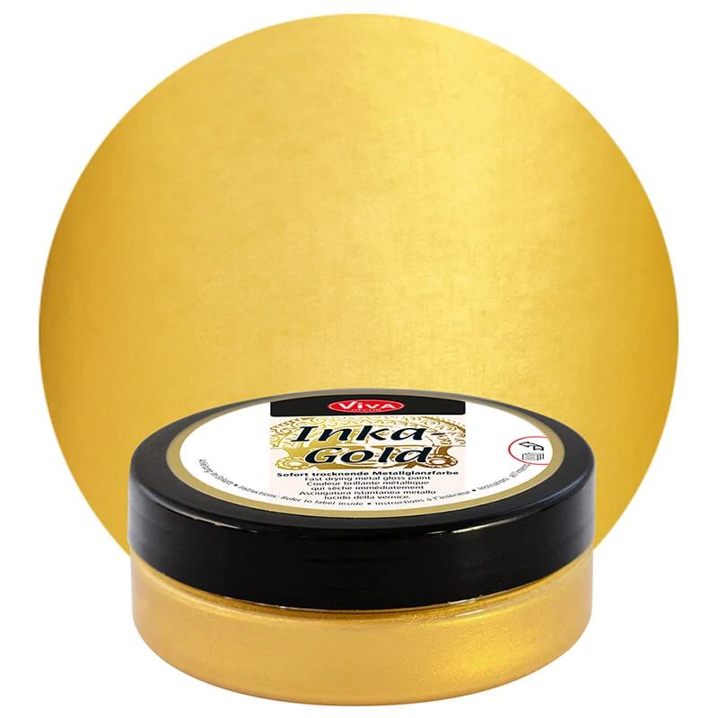 Pastă de vopsea metalizată Inka Gold, 50 g - gold
