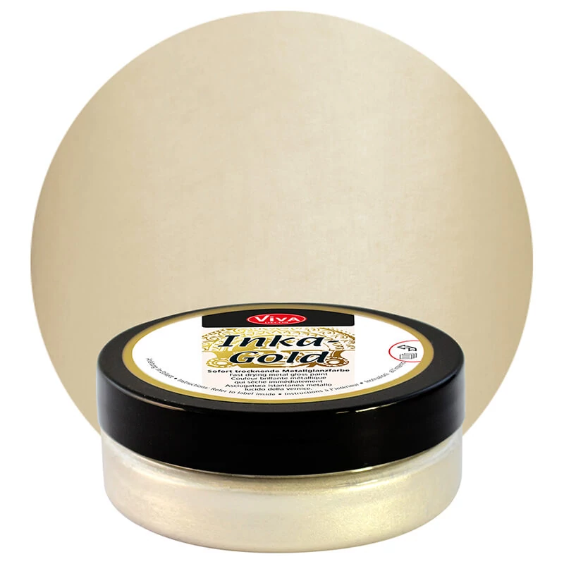 Pastă de vopsea metalizată Inka Gold, 50 g - alt silber