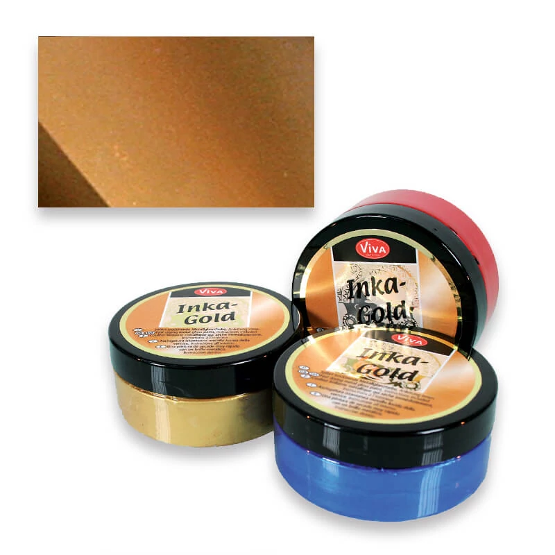 Pastă de vopsea metalizată Inka Gold, 50 g - alt gold
