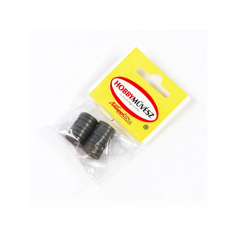 Magnet rotund - 15 mm, 15 buc