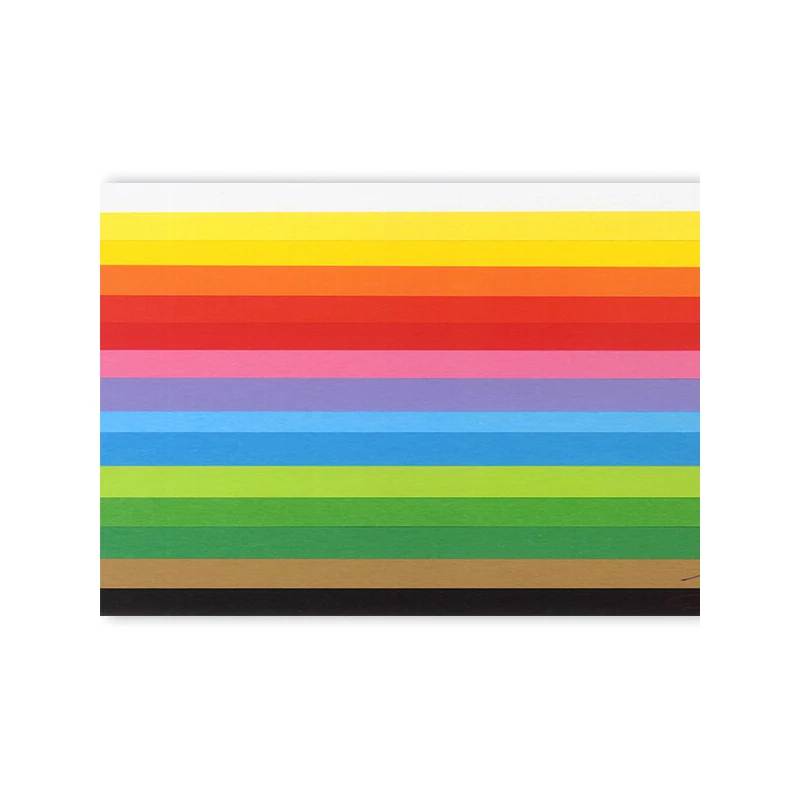 Bandă de hârtie Hobby artist Quilling, 80 g - curcubeu intens, 3 mm/6 mm, 300 buc