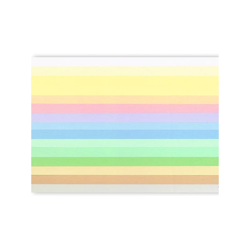 Bandă de hârtie Hobby artist Quilling, 80 g - pastel curcubeu, 3 mm/6 mm, 300 buc