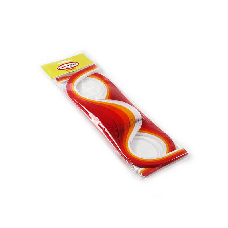 HobbyArtist Quilling bandă de hârtie, 80 g - vară fierbinte, 3 mm/6 mm, 300 buc