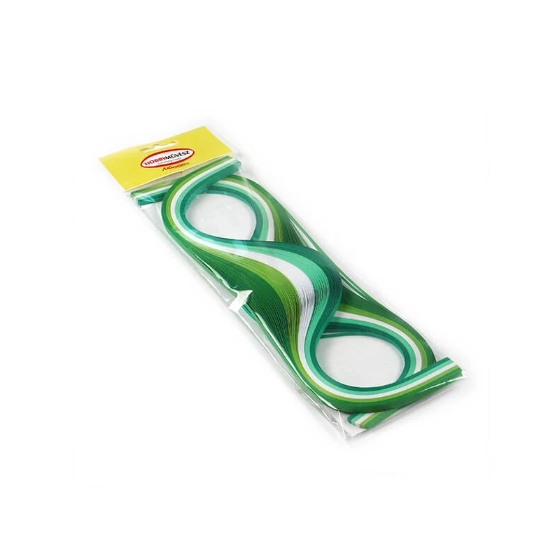 Hobby artist Quilling bandă de hârtie, 80 g - câmp forestier, 3 mm/6 mm, 300 buc