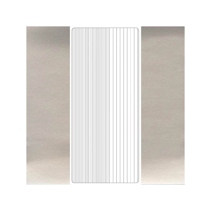 Autocolant de contur - bandă dreaptă, argintie, 1799