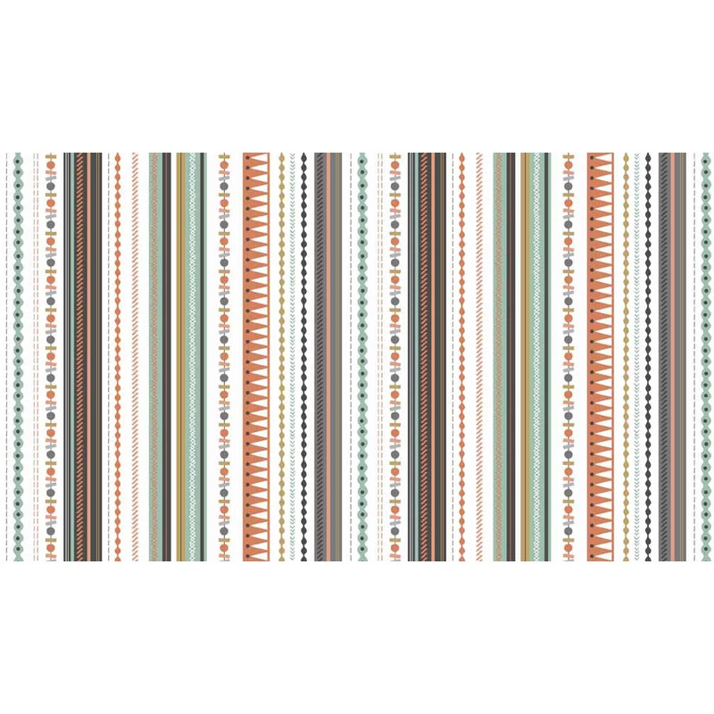Material patchwork  - Makower - Christmas Modern Metallic 1803/S Stripe