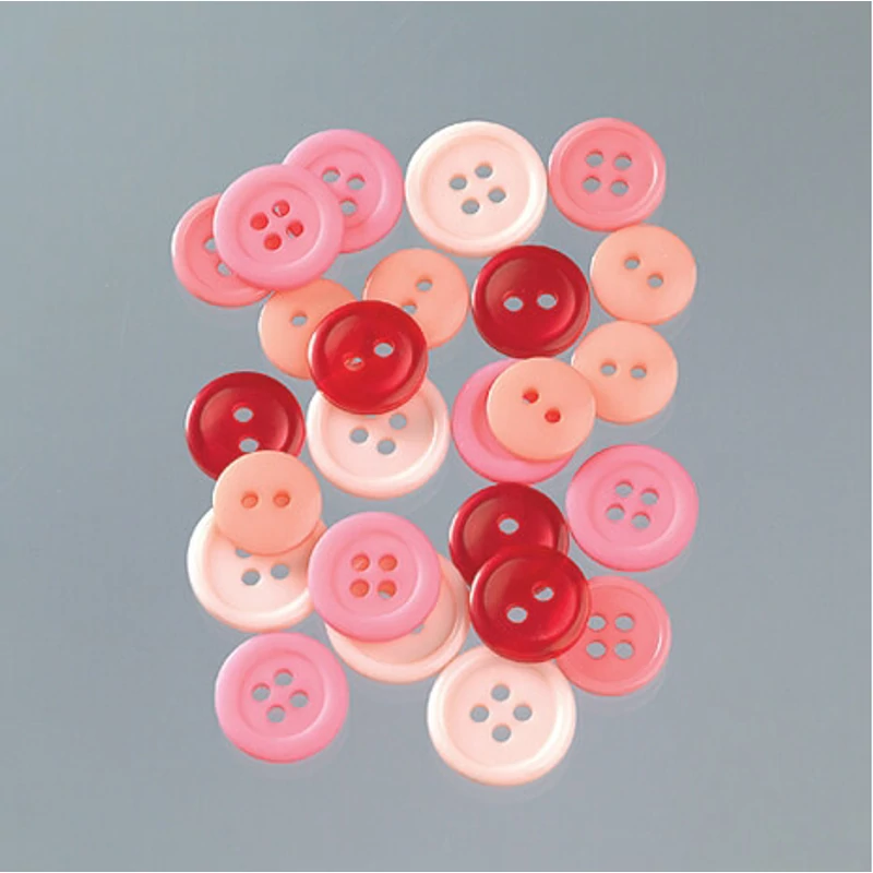 Nasturi din plastic - mix roz, 1-1,5 cm-40 g