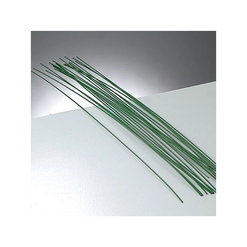 Sârmă pentru legare flori, 0,8 mm, 28 cm, 20 buc - verde