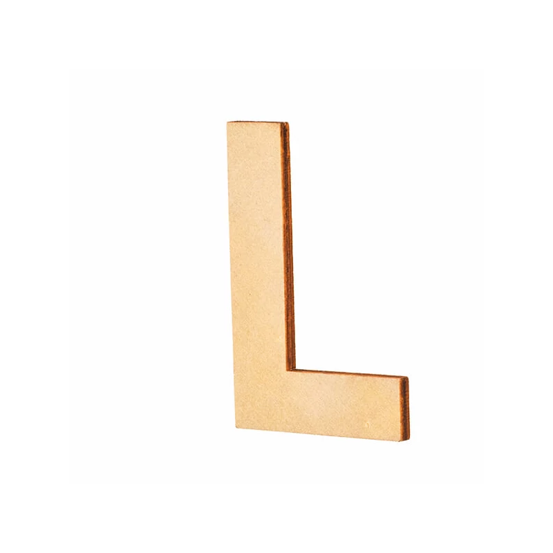 Literă din lemn , 80x5 mm - L