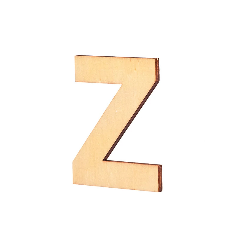 Literă din lemn, 80x5 mm - Z